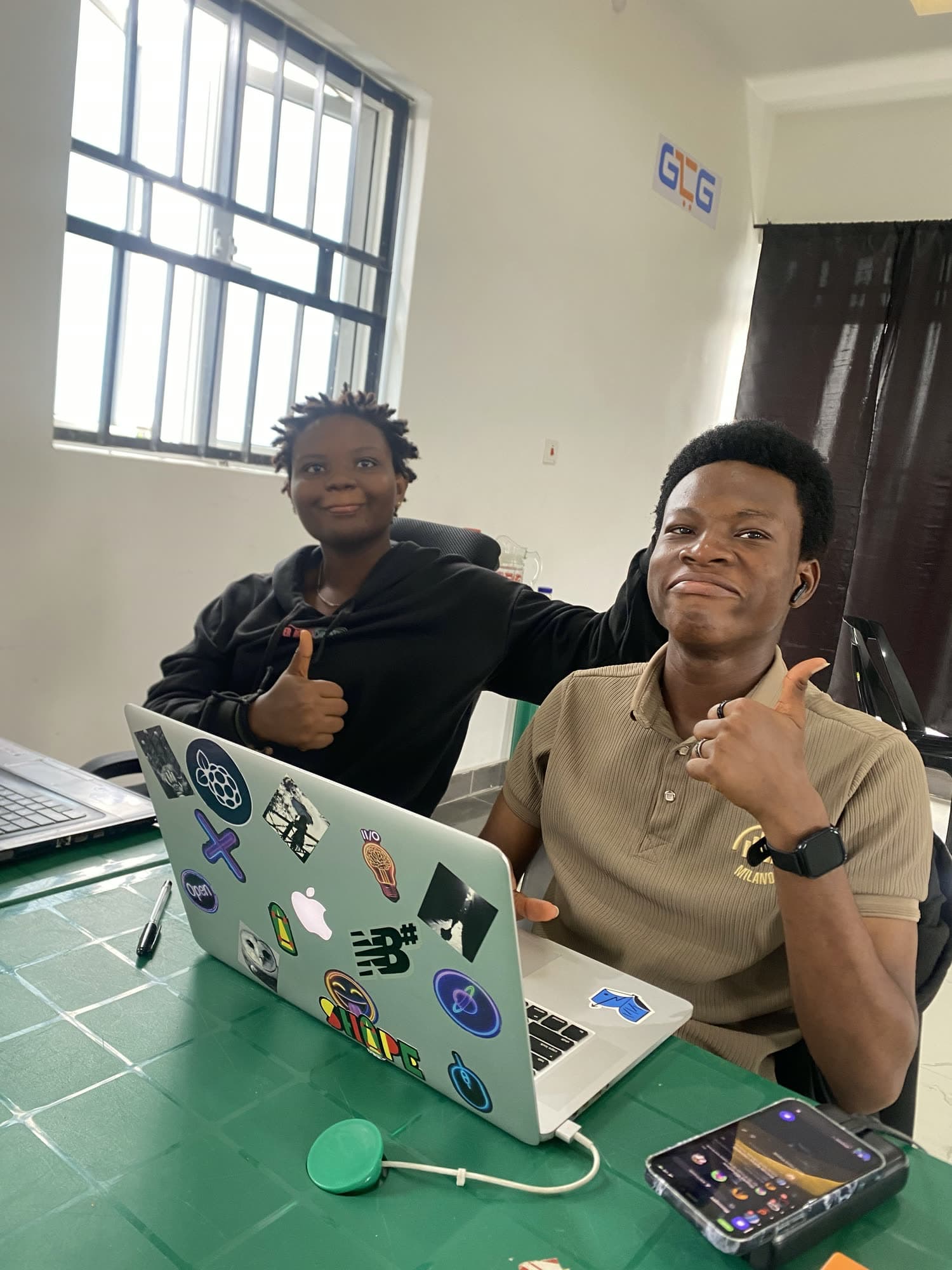 A PY50 graduate at Square One in Uyo, free access for a year after graduation